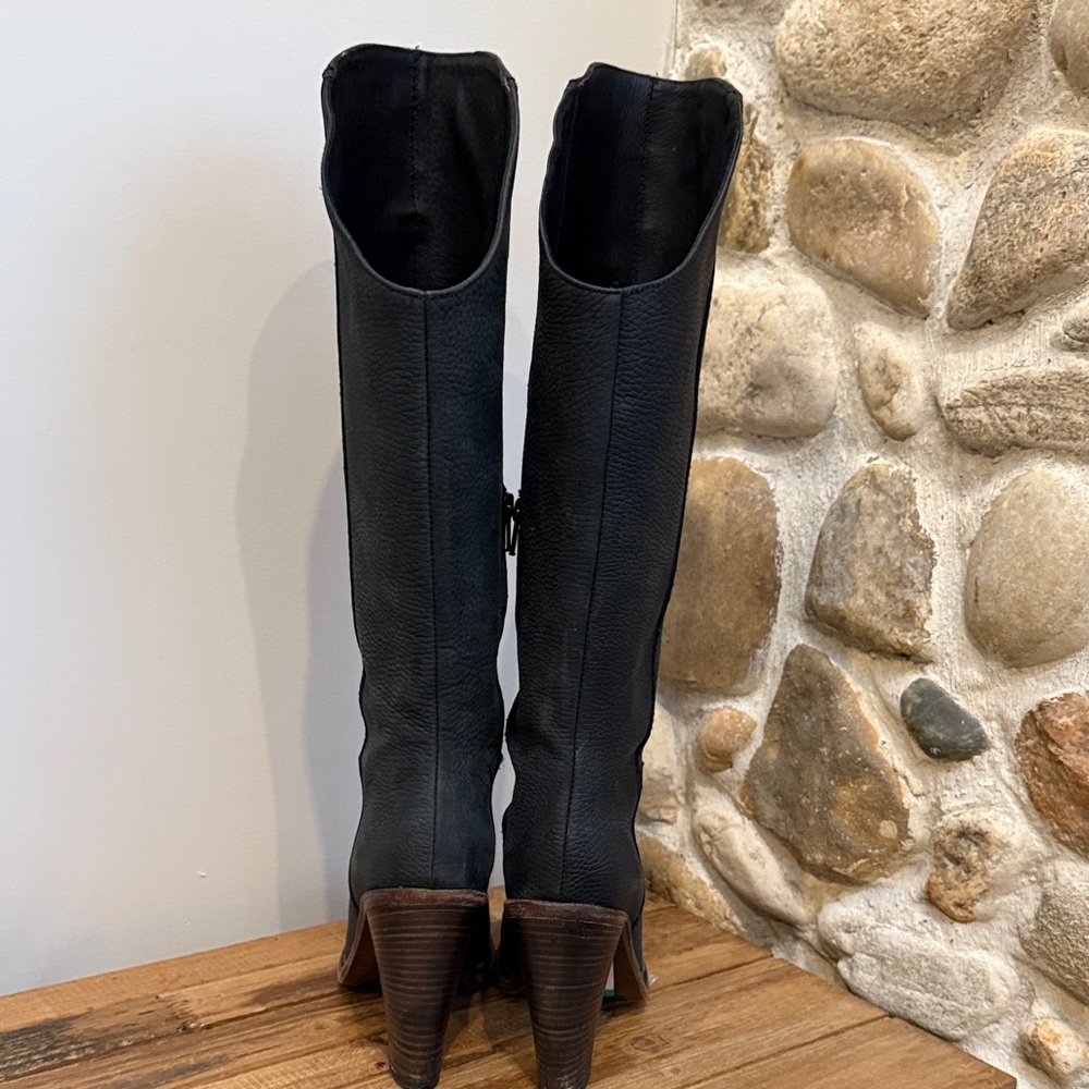 Vera Wang Pebble Leather Boots - Picture 4 of 8